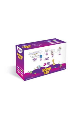 Bebek Banyo Seti - 5 Parça - Cm700 (Açık Mavi)
