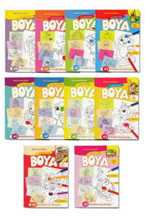 Büyük Boyama Seti 10 Kitap Takım