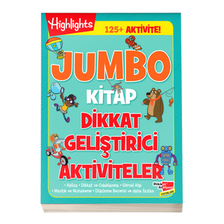 Jumbo Kitap Dikkat Geliştirici Aktiviteler (125+ Aktivite)