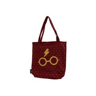 Harry Potter Gözlük Bez Çanta - Bordo