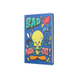 Tweety Sert Kapak Butik Defter Bad Puddy Tat - Çizgili