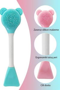 Yüz Temizleme Fırçası Ve Maske Spatulası