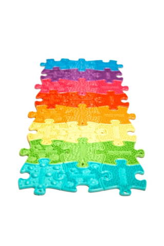 Muffik Rainbow Nano Set (24 Parça Nano – Anahtarlık Boyu Duyusal Puzzle Seti)