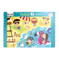 Eolo 24 Parça Puzzle - Kumsalda