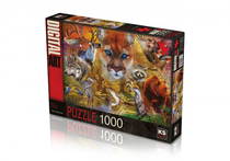 North American Animals 1000 Parça Puzzle -20567