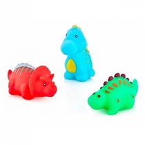 Soft Dinozor Seti 3'lü Banyo Oyuncağı