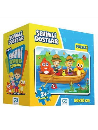 Sevimli Dostlar Yer Puzzle - 24 Parça