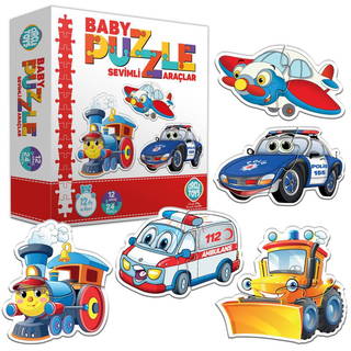 Baby Puzzle Sevimli Araçlar