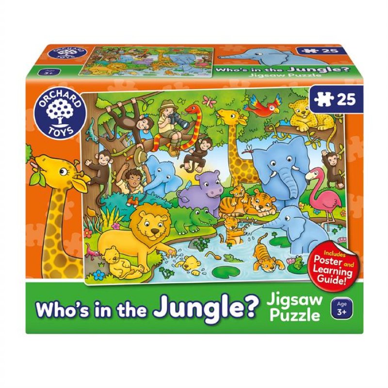 Orchard Who's In The Jungle? Puzzle (Ormanda Kimler Var?) Fiyatı