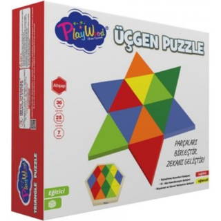 Playwood Ahşap Üçgen Puzzle Ony-395