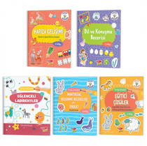 Etkinlik Kitabı Seti 2-4 Yaş 5 Li Set