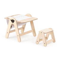 Massam Ayı Figürlü Ahşap Aktivite Masası