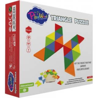 Playwood Ahşap Üçgen Puzzle Ony-395