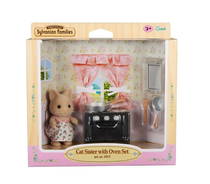 Sylvanian Families Kedi Kız Kardeş Ve Fırın Seti (5140)