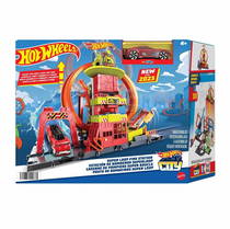 Hot Wheels Çember Pistli İtfaiye İstasyonu Hkx41