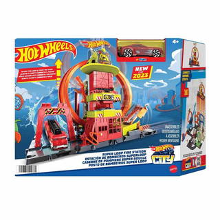 Hot Wheels Çember Pistli İtfaiye İstasyonu Hkx41