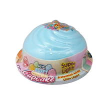 Puffy Coton Cupcake Slime - Mavi