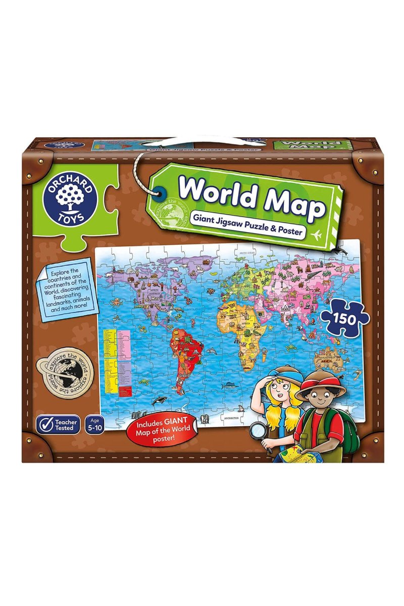 Orchard World Map Puzzle - Dev Dünya Haritası Fiyatı, Yorumları