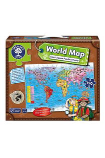 Orchard World Map Puzzle - Dev Dünya Haritası