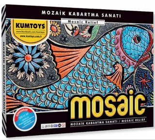 Kumtoys Jel Mozaik Kabartma 30x40 Cm - Balık