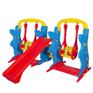 King Kids Kaydıraklı Salıncak Set - Ks 9060 B - Mavi