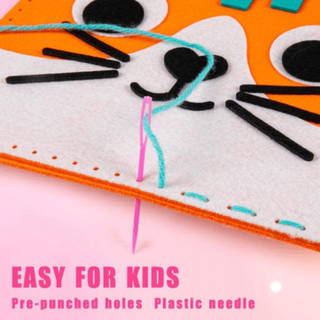 Çocuklar İçin 8'li Keçe Dikiş Seti