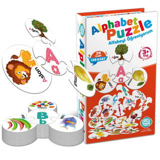 Alphabet Puzzle - 128 Kart