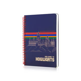 Harry Potter Hogwarts Spiralli Defter - Çizgili