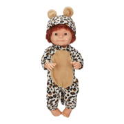 Bebelou Leopar Kostümlü Parti Bebeği 40 Cm Oyuncak Bebekler