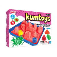 Kumtoys Hareketli Kum - Kırmızı