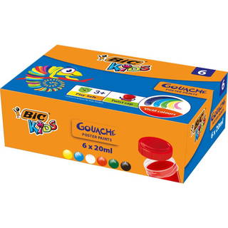 Bic Kids Guaj Boya 6 Renk X 20 Ml