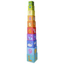 Classic World Kule Oyunu 10'lu İçiçe Eğitici Kaplar 110 Cm