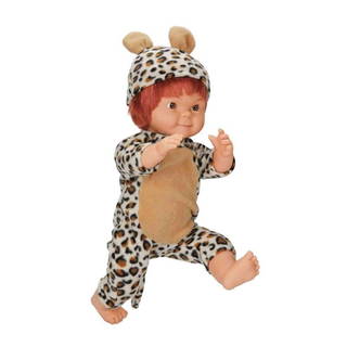 Bebelou Leopar Kostümlü Parti Bebeği 40 Cm