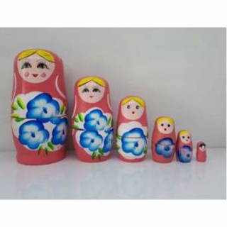 Ahşap Matruşka 6'lı