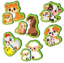 Pofidik Magnet Puzzle - Çiftlik Hayvanları