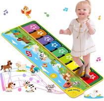 Robokids Müzikli Piyano Oyun Halısı – Dokunmatik Işıklı Halı Oyuncak