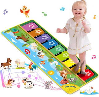 Robokids Müzikli Piyano Oyun Halısı – Dokunmatik Işıklı Halı Oyuncak