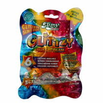 Glitzy Simli Slime - Beyaz