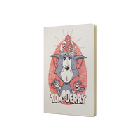 Tom And Jerry Sert Kapak Butik Defter - Çizgili