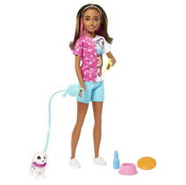 Barbie Kaptan Bebek Ve Köpekli Set Hkd77