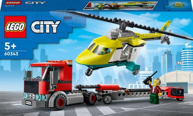 Lego City Kurtarma Helikopteri Nakliyesi - 60343 Fiyatı, Yorumları