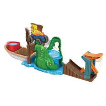 Hot Wheels Monster Trucks Renk Değişen Timsahdan Kaçış Seti - Hgv14