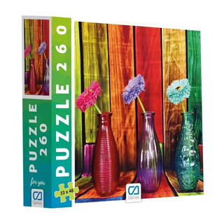 Çiçekler Puzzle - 260 Parça