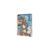 Tom Ve Jerry Vintage Spiralli Defter - Çizgili