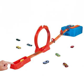 Hot Wheels Track Builder Alev Temalı Akrobasi Seti Hmc04