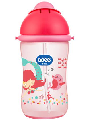 Wee Baby Pipetli Bardak 380 Ml - Pembe