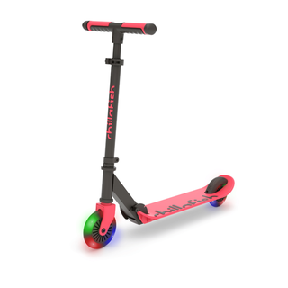 Flexxi Glow - Işıklı Katlanabilir 2 Tekerlekli Scooter - Coral