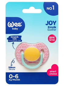 Wee Baby Joy Simetrik Uçlu Emzik No:1 Pembe