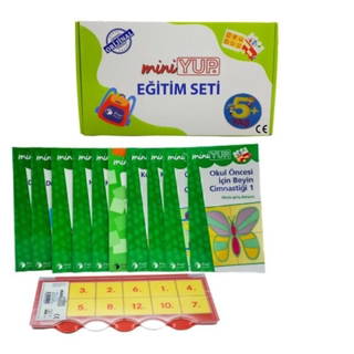 Mini Yup 5+ Yaş Eğitim Seti (10 Kitap+1 Kontrol Paneli)