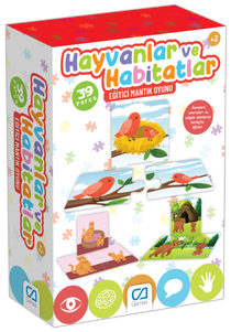 Hayvanlar Ve Habitatlar - Eğitici Mantık Oyunu